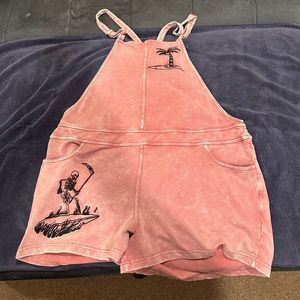 Torrid size 1 mauve shortalls